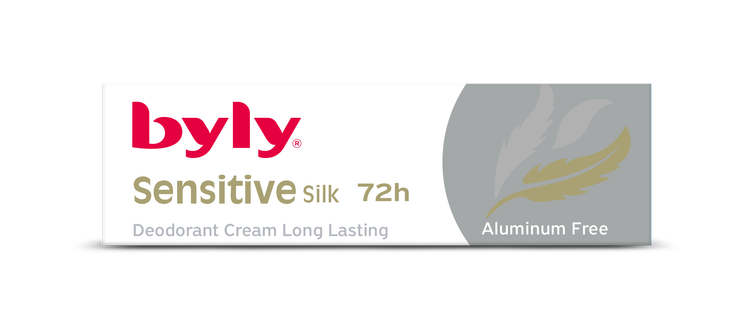 کرم ضد تعریق Byly مدل Sensitive بدون بو 72 ساعته