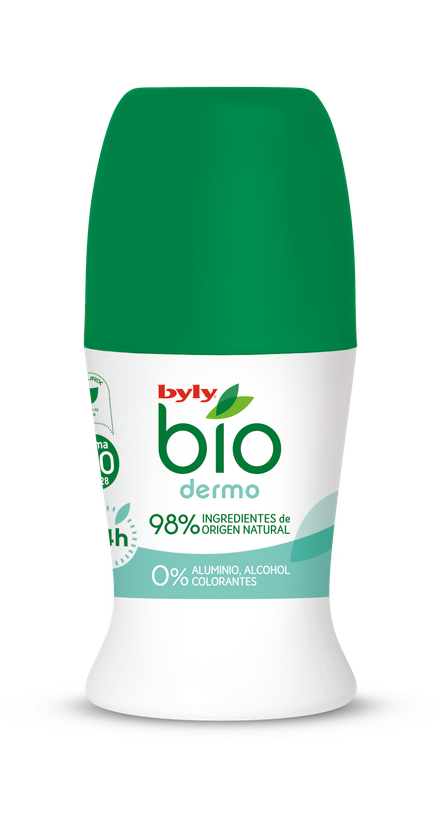 مام ضد تعریق Byly مدل Bio Dermo ارگانیک درمانی 24 ساعته 50 میل