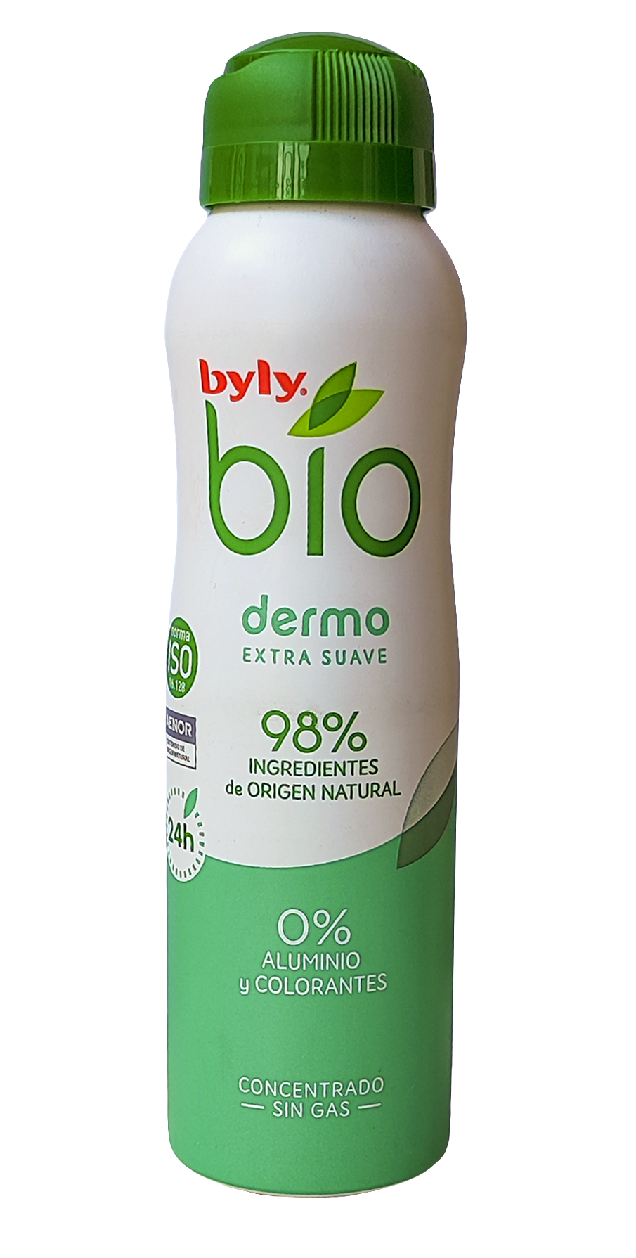 اسپری ضد تعریق ارگانیک Byly مدل BIO DERMO  با رایحه عصاره بامبو  و 98 درصد ترکیبات طبیعی