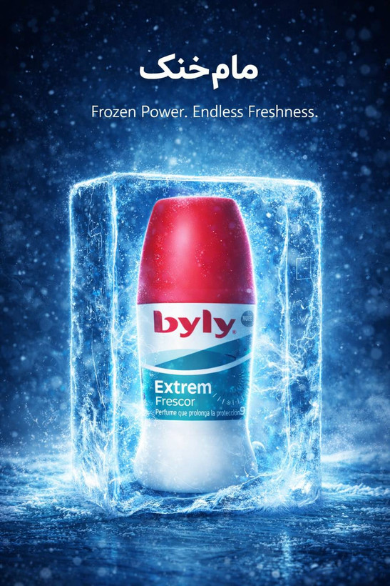 مام ضد تعریق Byly مدل Extrem Frescor خنک 96 ساعته