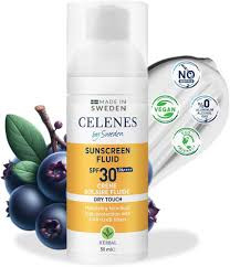 کرم ضد آفتاب گیاهی درای تاچ فلوئید SPF 30 - سلنس