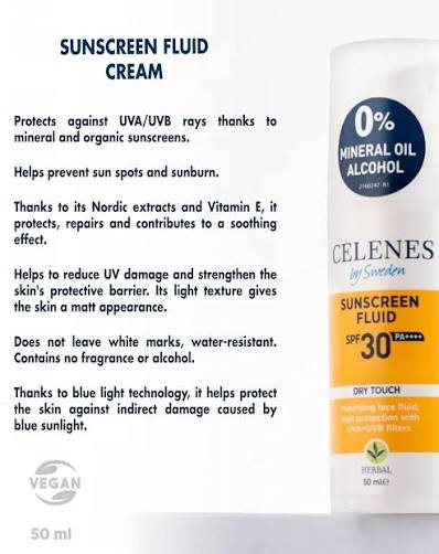 کرم ضد آفتاب گیاهی درای تاچ فلوئید SPF 30 - سلنس