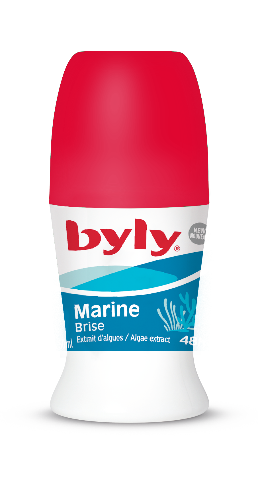مام ضد تعریق Byly مدل Marine با عصاره نسیم دریایی 48 ساعته