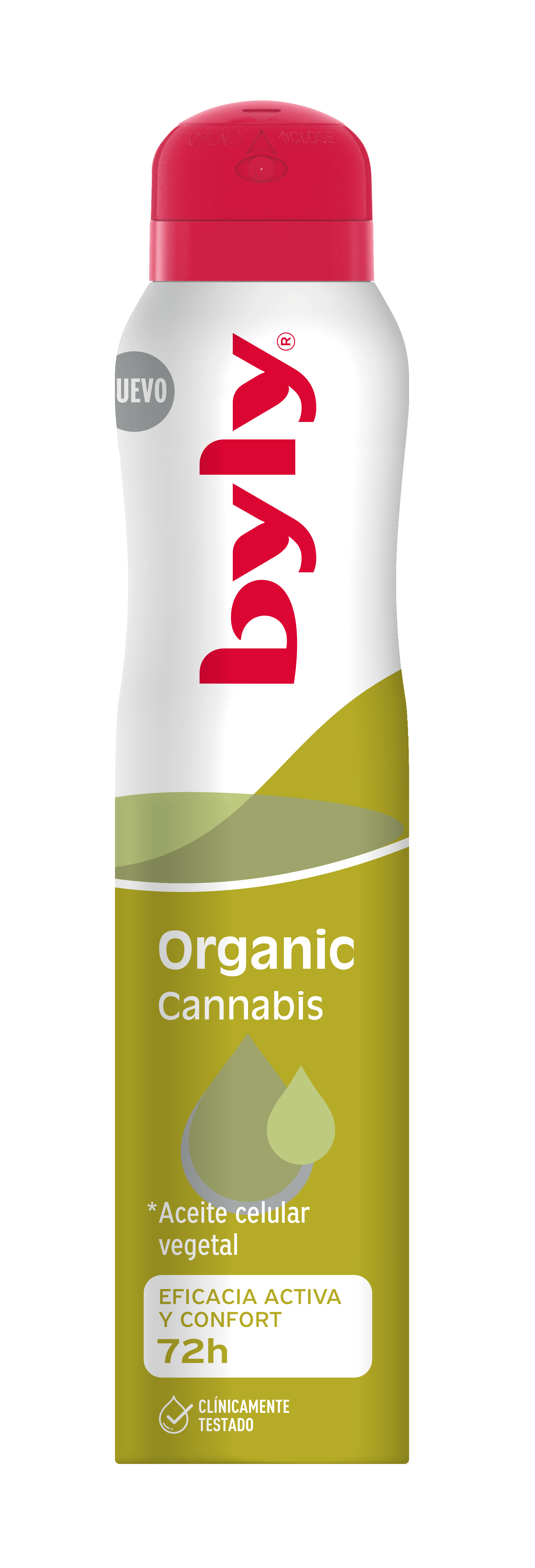 اسپری ضد تعریق Byly مدل Cannabis با رایحه شاهدانه 72 ساعته