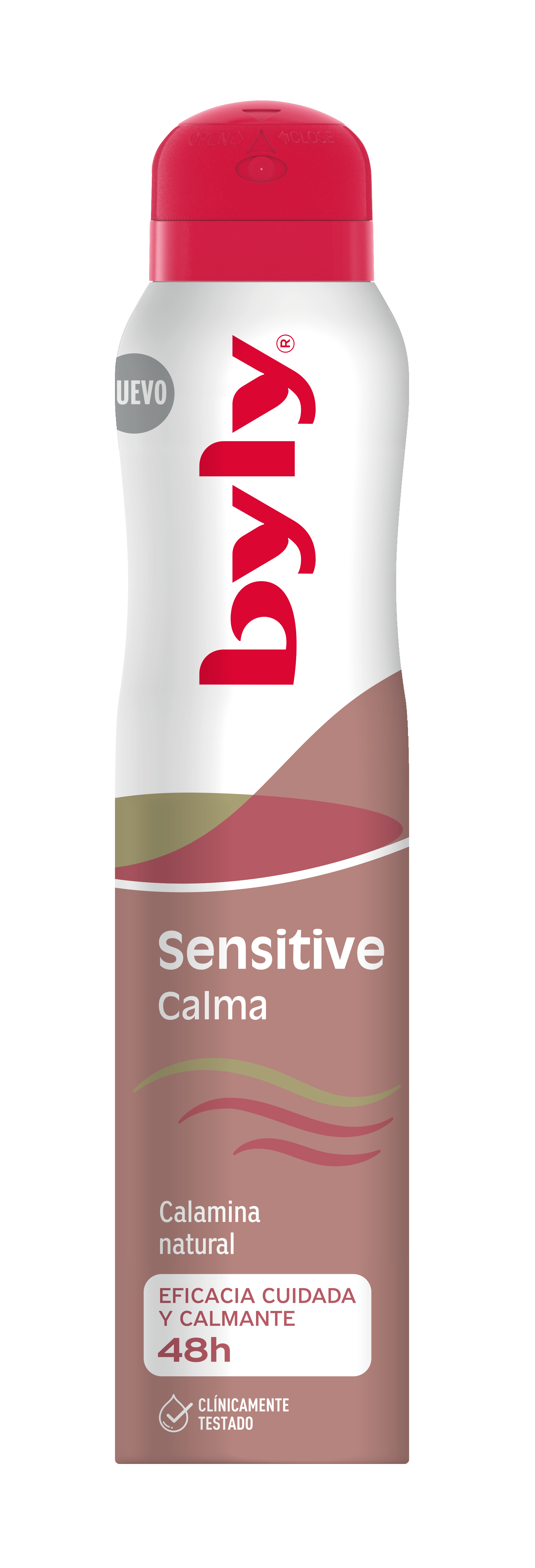 اسپری ضد تعریق Byly مدل Sensetive Calma پوست حساس 48 ساعته